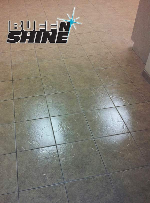 Shiny clean tile floor Lansing Michigan